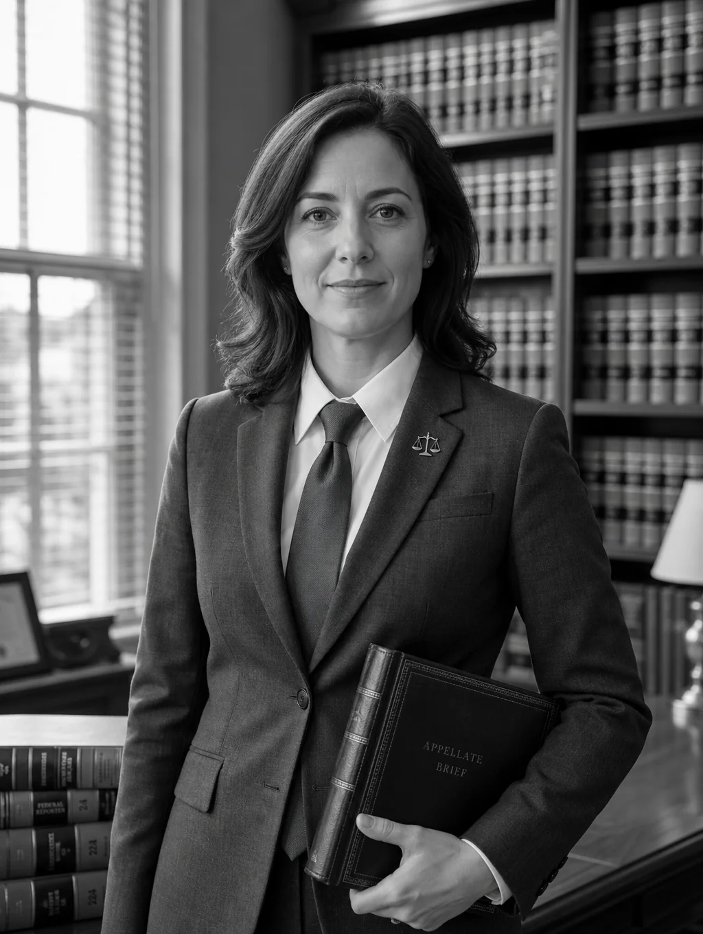 Portrait of Elena Vance, Senior Partner